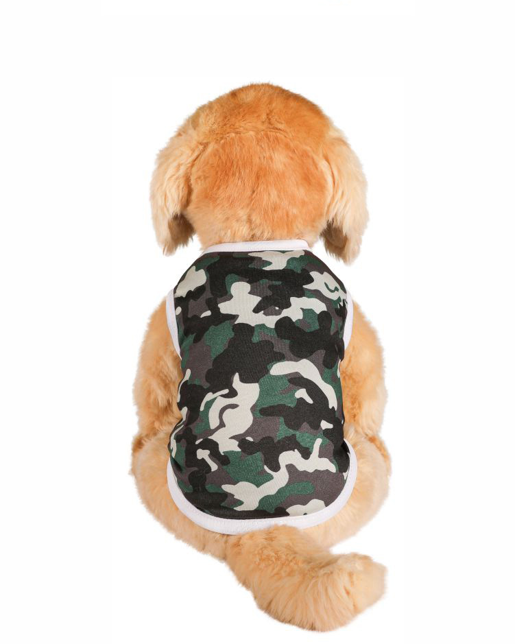 Cute Polyester Elephant Camouflage Pet Clothing display picture 9