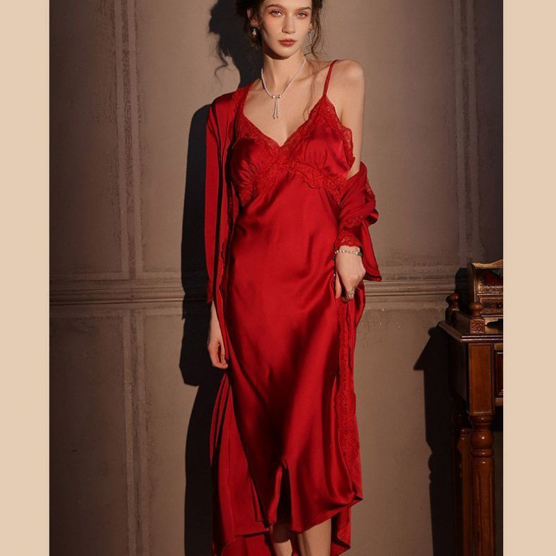 2518 버건디(가슴패드 포함)-싱글스커트