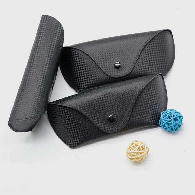 2021 New Carbon Fiber Pattern Glasses Box Sunglasses Box Retro Style Grass Pattern Outdoor Storage Packaging Box