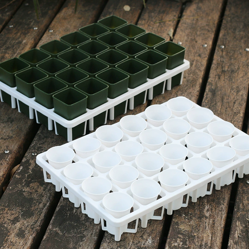 24 Отверстия № 0 горшок Вьентьян мясистый цветочный горшок кронштейн маленький размер мини восьмиугольный горшок белый квадратный боковое отверстие для утечки дышащий