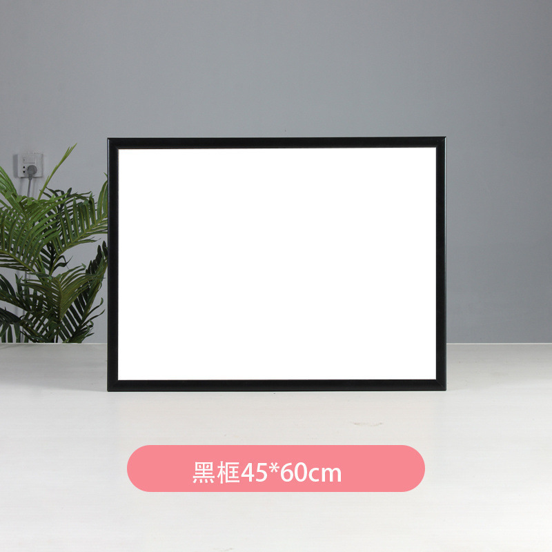 &木製フレームホワイトボード 吊り下げホワイトボード オフィス ホーム 子供用メッセージボード 商業用磁気黒板 磁気吸収ボード|undefined