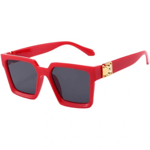 欧美科技感方形复古太阳镜小白网红同款大框墨镜百搭街拍太阳眼镜
