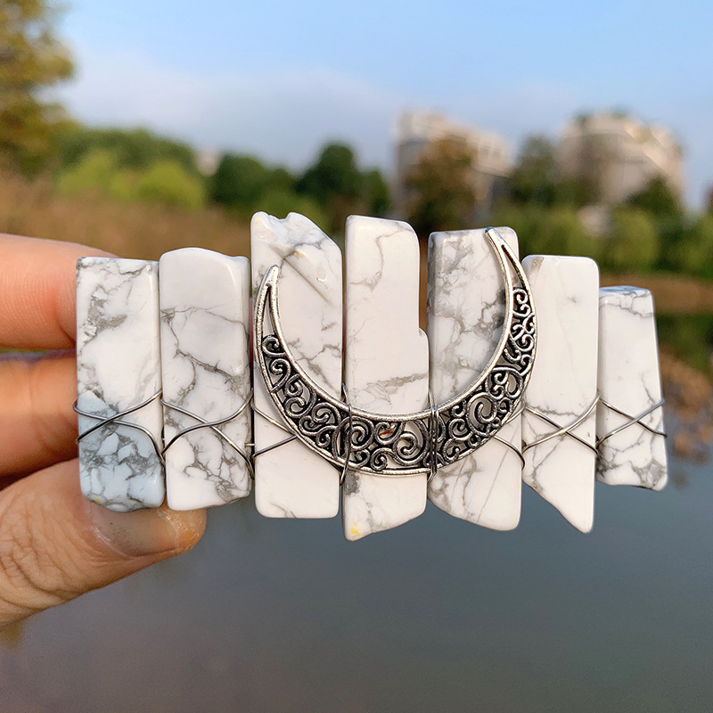 Retro Moon Crystal Plating Hair Clip 1 Pair display picture 13