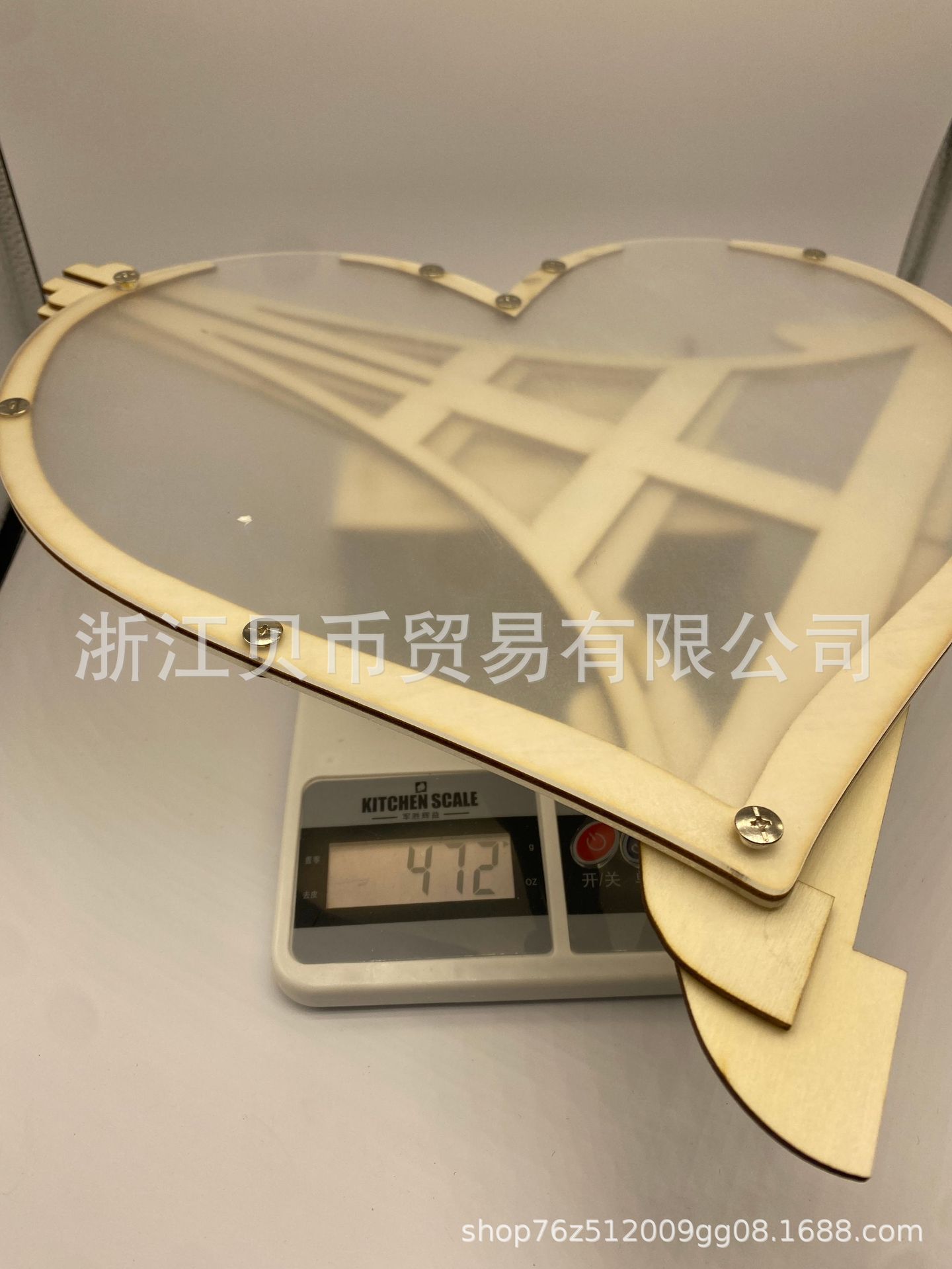 Guest Drop Box: Wooden acrylic heart-shaped wedding guest message box with 80 and 60 hearts to choose from pic 6