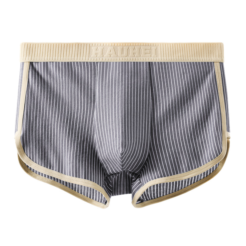 Ropa interior de hombre, cintura media de algodón puro, entrepierna antibacteriana, pantalones cuadrangulares, deportes juveniles, bóxer transpirable, bragas