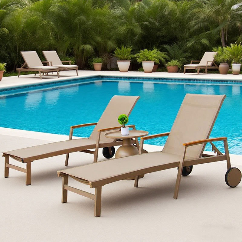 Cama al aire libre sillón junto a la piscina sillón al aire libre balcón terraza terraza sillón de playa impermeable