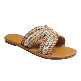 OEM���ƈD�����QŮʿ���K�鴮һ����ƽ��ɳ������ Slide Slippers