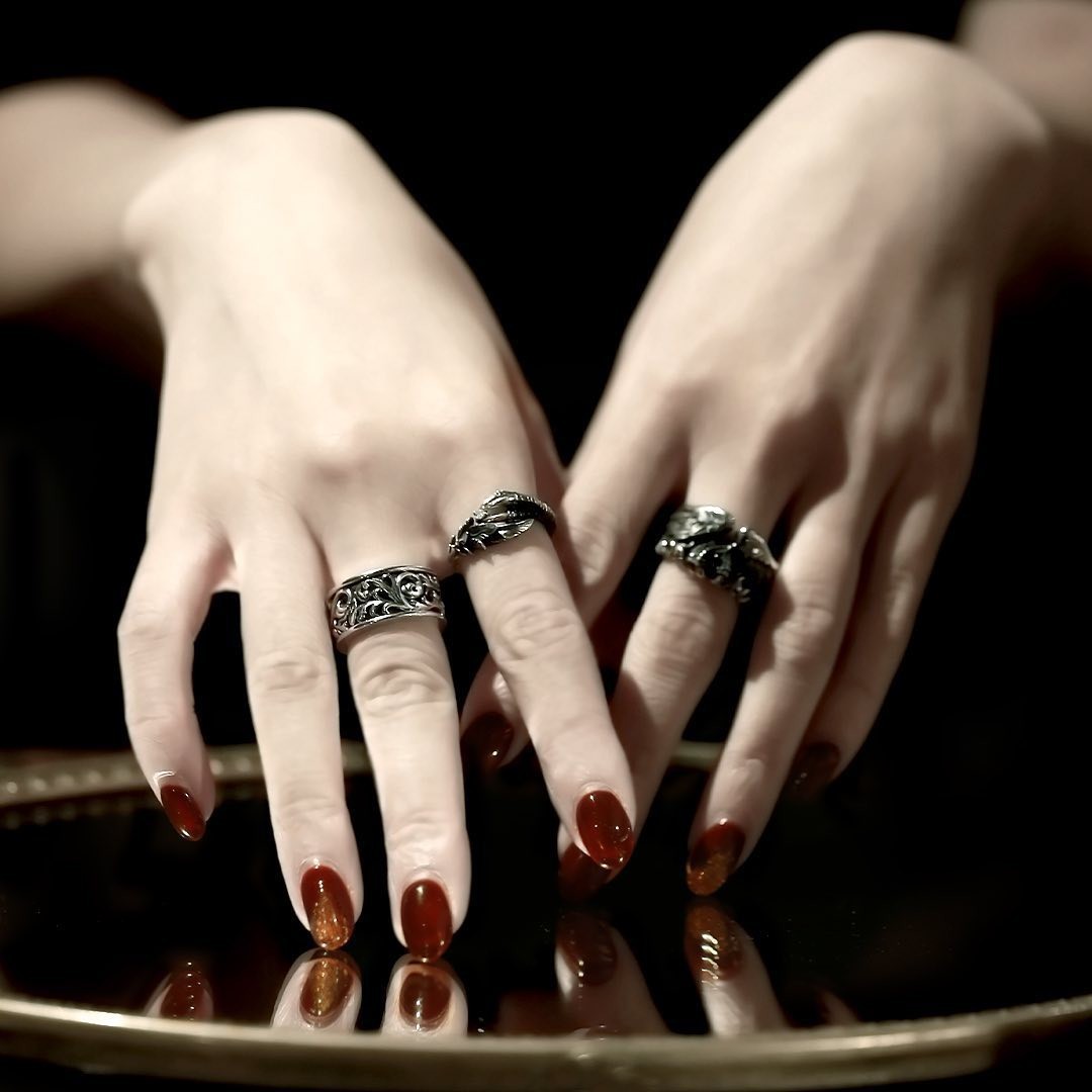 Dragon Claw Ring Retro Punk Style Adjustable Silver Ring For Men_voghion.com