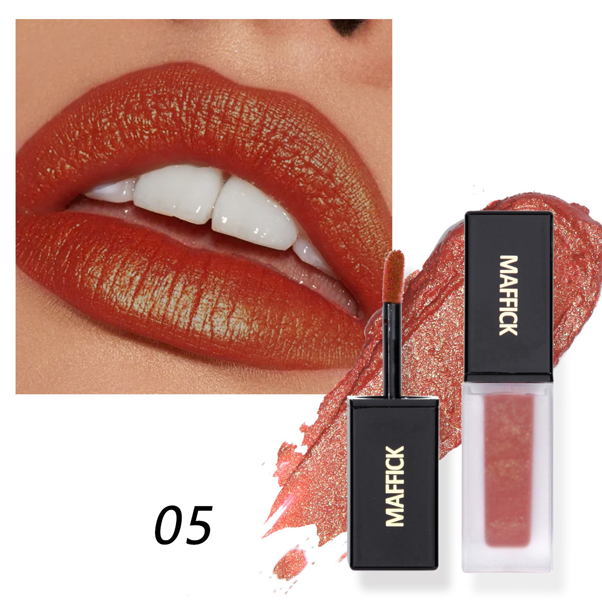 Cross-border bestseller 6-color non-stick cup small square tube lip gloss and non-fading lip gloss undefined
