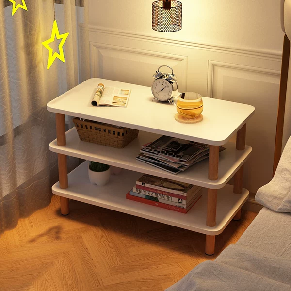 Bedside Table Small Simple Small Table Rental House Rental Small Coffee Table Bedroom Home Simple Bedside Table Storage Rack