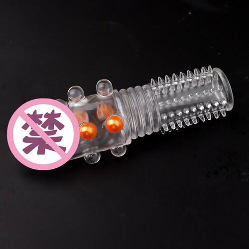 Crystal Dragon Ball Wolf Teeth Sleeve Sex Toy Copper Coin Sleeve Tight Adult Sex Toy Elephant Trunk Sleeve