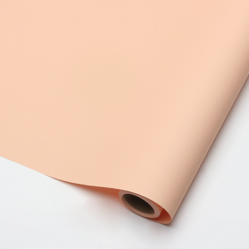 Huaxi Factory Wholesale Comercio exterior transfronterizo al por mayor exclusivamente para rollos de color puro Estilo coreano Chunian Ouya Paper Papel de embalaje de flores