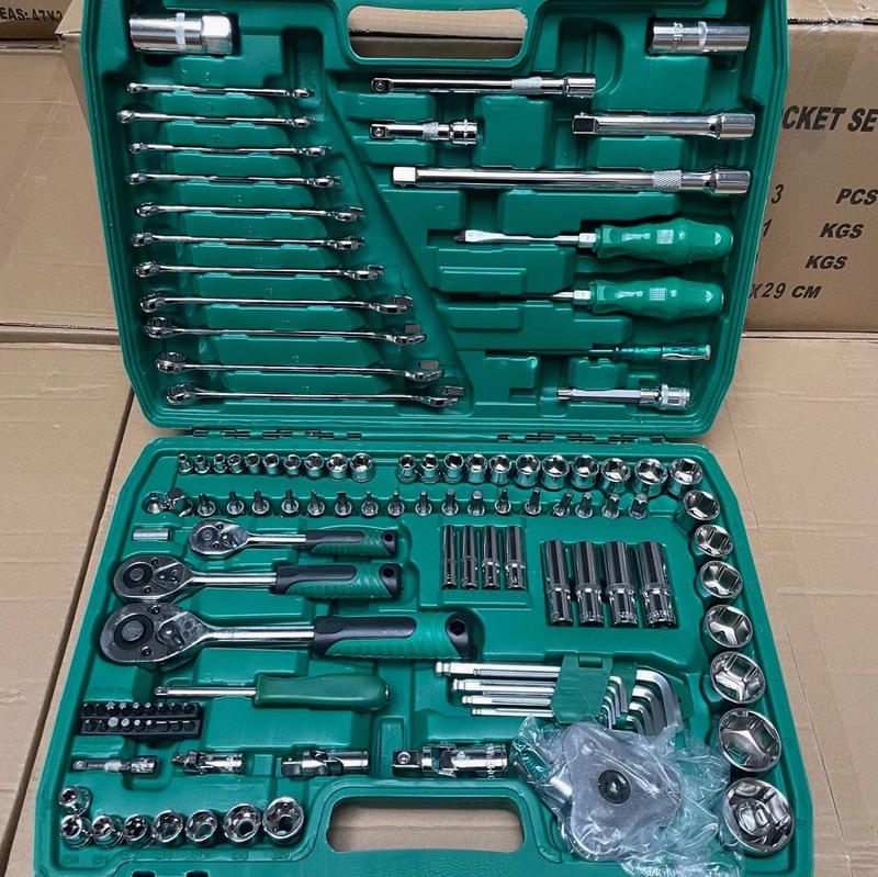 Minda Hardware 150 ピース自動車修理ツールセット車の修理セットソケットレンチ組み合わせツール修理|undefined