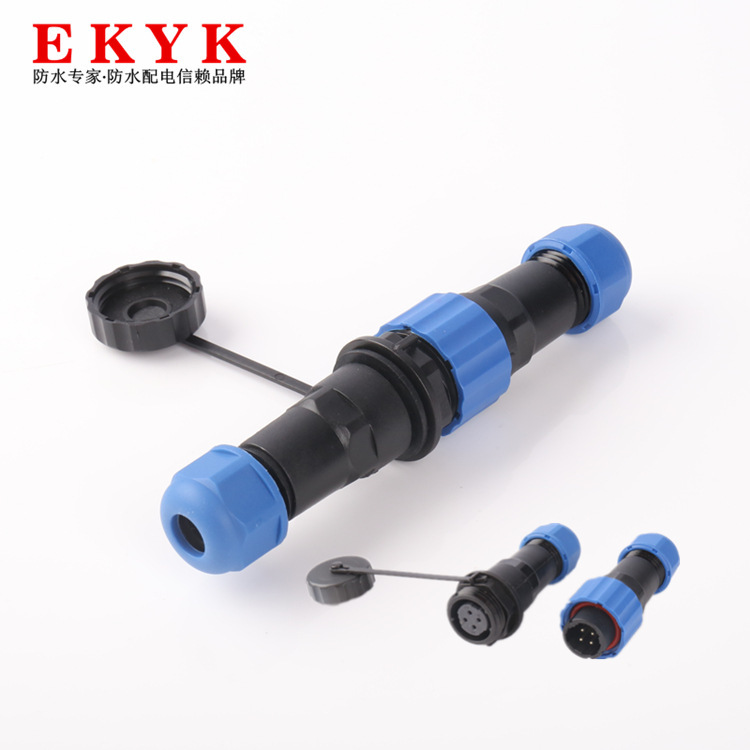 IP68 waterproof Aviation plug socket connector SD16 male and female docking 2-3-4-5-6-7-8-9 Core Connector