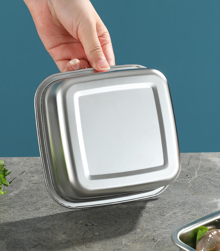 172g Weight crisper Kitchen and drinking utensils 50 Quantity Home, Daily Occasion 316 Stainless Steel Material Solid Color Pattern Casual Style Casual Solid Color 316 Stainless Steel  Crisper 5