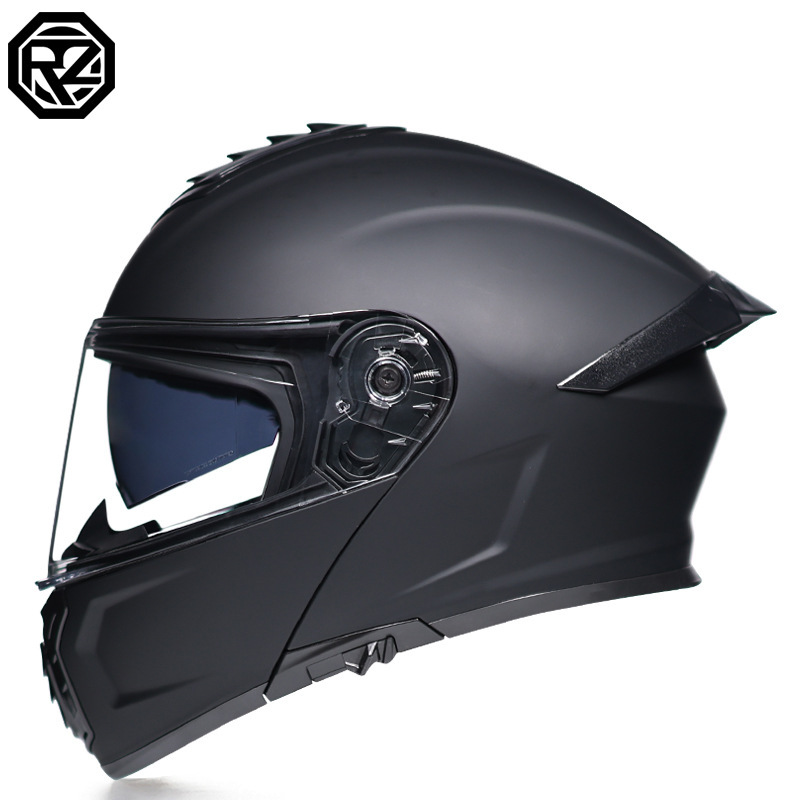Casco de coche eléctrico Orz transfronterizo para hombres y mujeres, casco, cola de doble espejo de verano, semicompletamente cubierta, personalidad Four Seasons DOT
