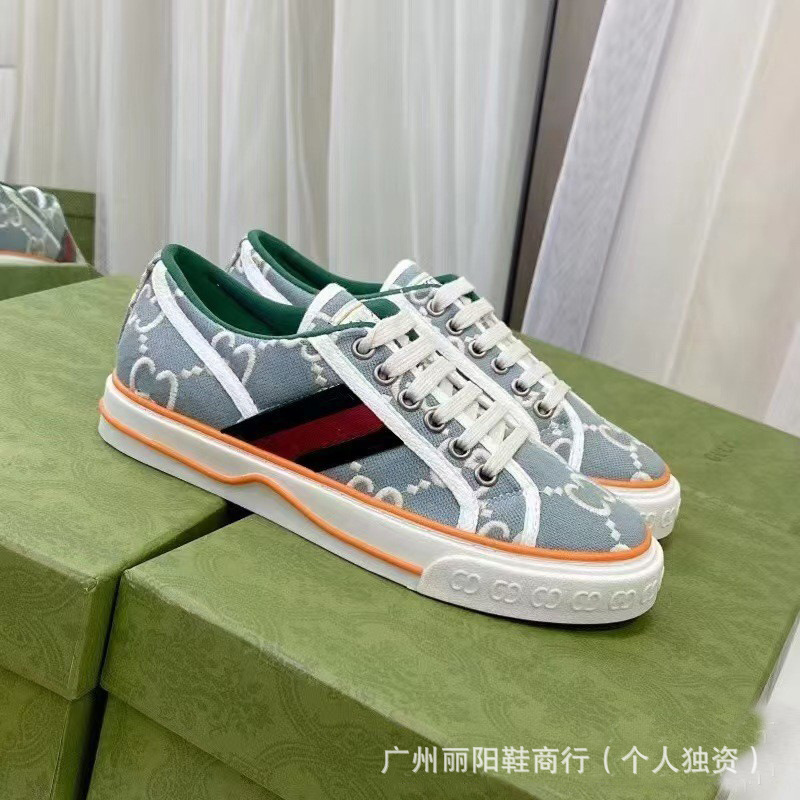 Y-Label High Version G-Brand Retro Embroidered Canvas Shoes 1977 Presbyopic Men's and Women's Couple Shoes Casual White Sneakers Sports Shoes