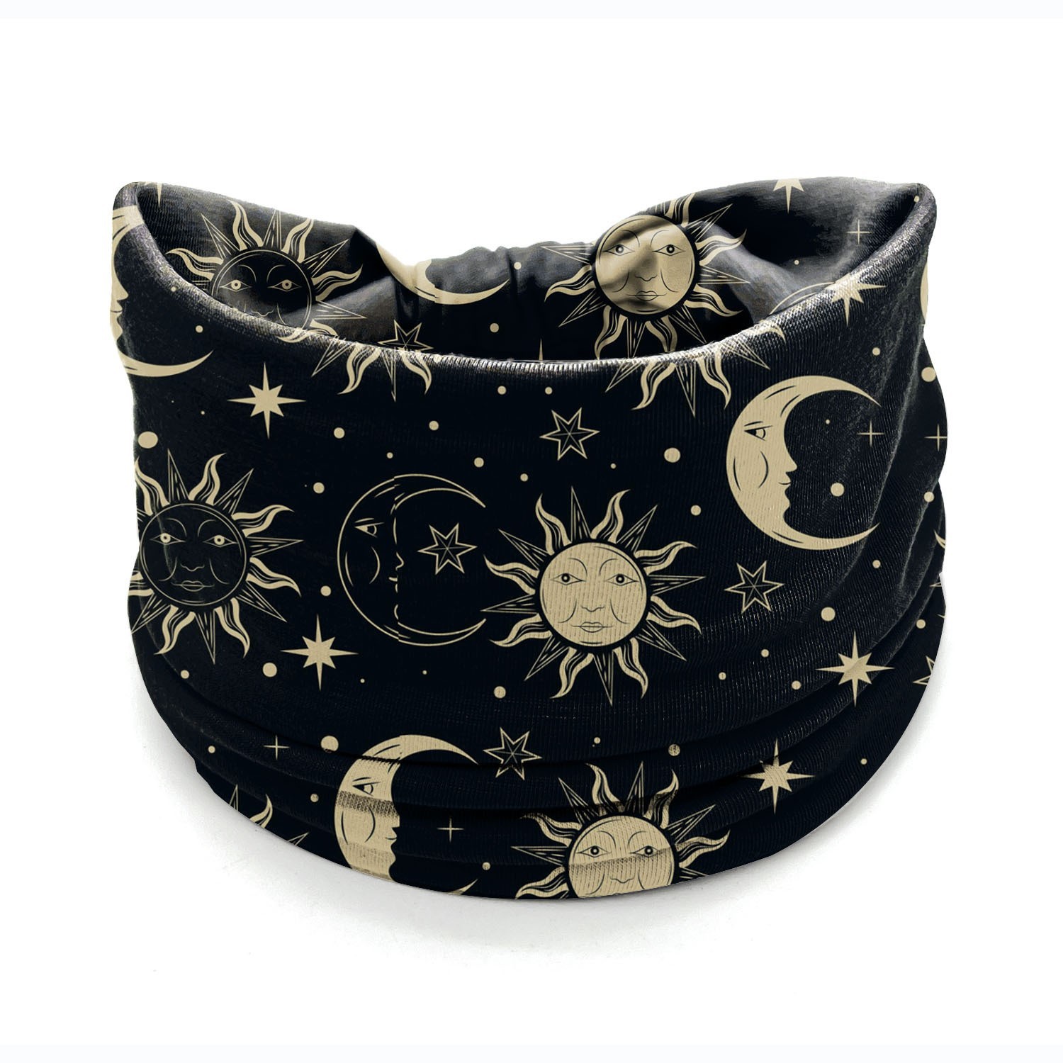 40g Weight Hair Band Hair Accessories Type 1 Piece Quantity Sports Occasion Polyester cotton Material Sun, Star, Moon Pattern Women's Gender Printing Design Bohemian Style Women's Bohemian Sun Star Moon Polyester Cotton Printing Hair Band 7