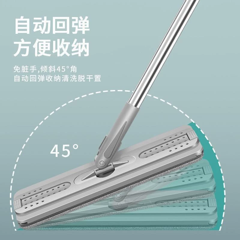 Flat Mop 2023 Collection, Thick Microfiber Pad, Spin Bucket Cleaning Set — Cleans First Pass