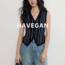 与间HAVEGAN/设计感夏季含真丝针织衫背心女马甲2026新款