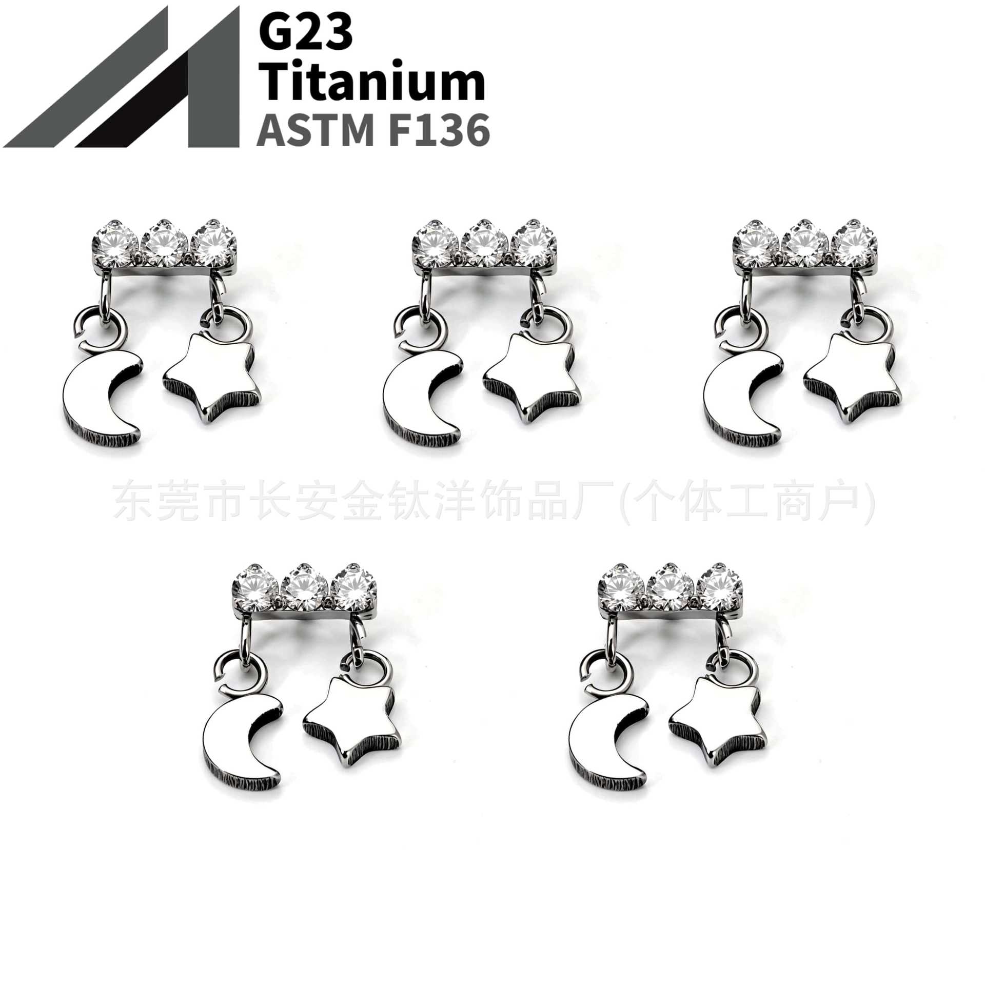 16G labret stud size and finish detail