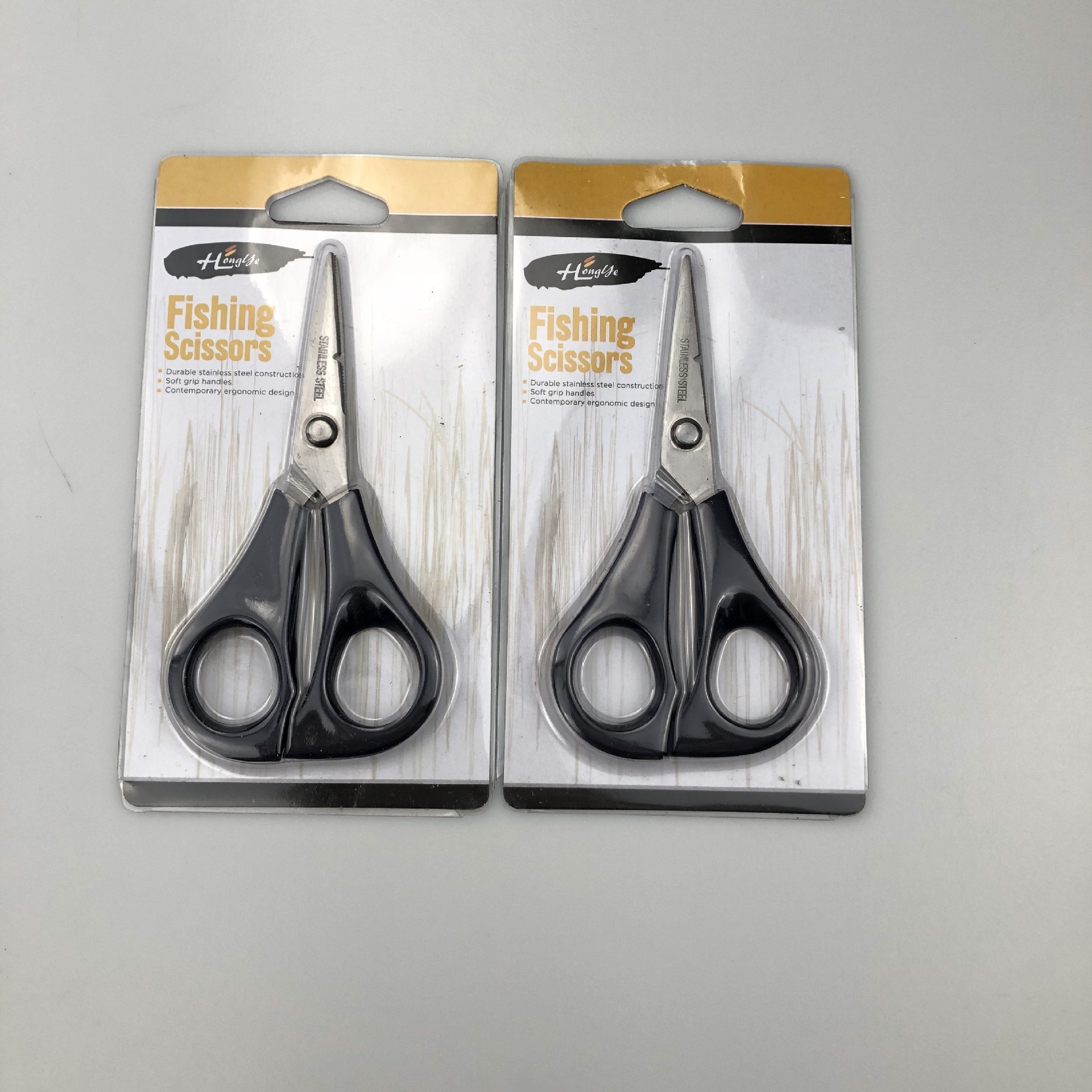 Línea de pesca, líneas de pímel, tijeras de acero inoxidable, tijeras con dientes de sierra, herramientas de pesca, suministros de pesca, tijeras de pesca