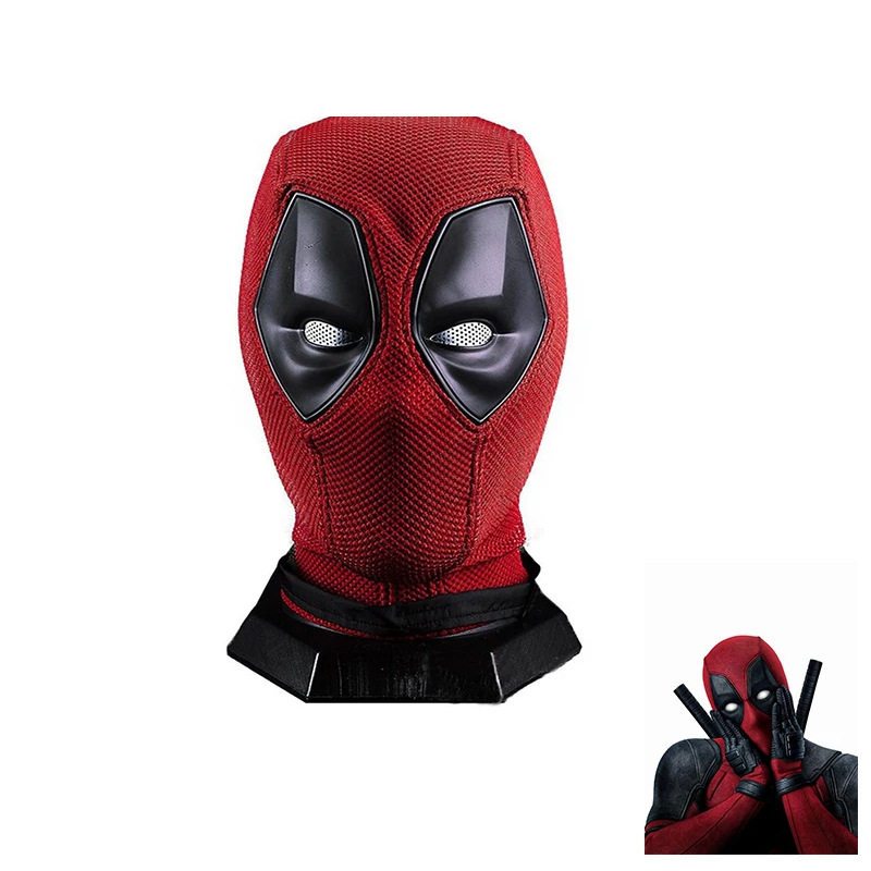 Máscara de Punto de Deadpool de Tela de Punto, para Halloween y Cosplay
