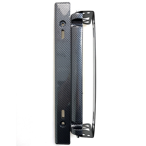 Carbon fiber lattice license plate frame car modified racing license plate frame carbon fiber license plate holder decorative license plate conversion bracket