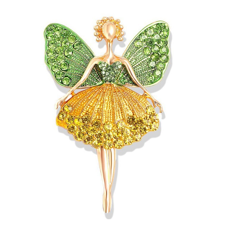 Korean-Style Ballet Girl Dance Brooch for Women, Japanese and Korean Angel Brooch, Personalized Sweet and Elegant Pin, Sweater Accessory Buckle Korean-Style Ballet Girl Dance Brooch for Women, Japanese and Korean Angel Brooch, Personalized Sweet and Elegant Pin, Sweater Accessory Buckle