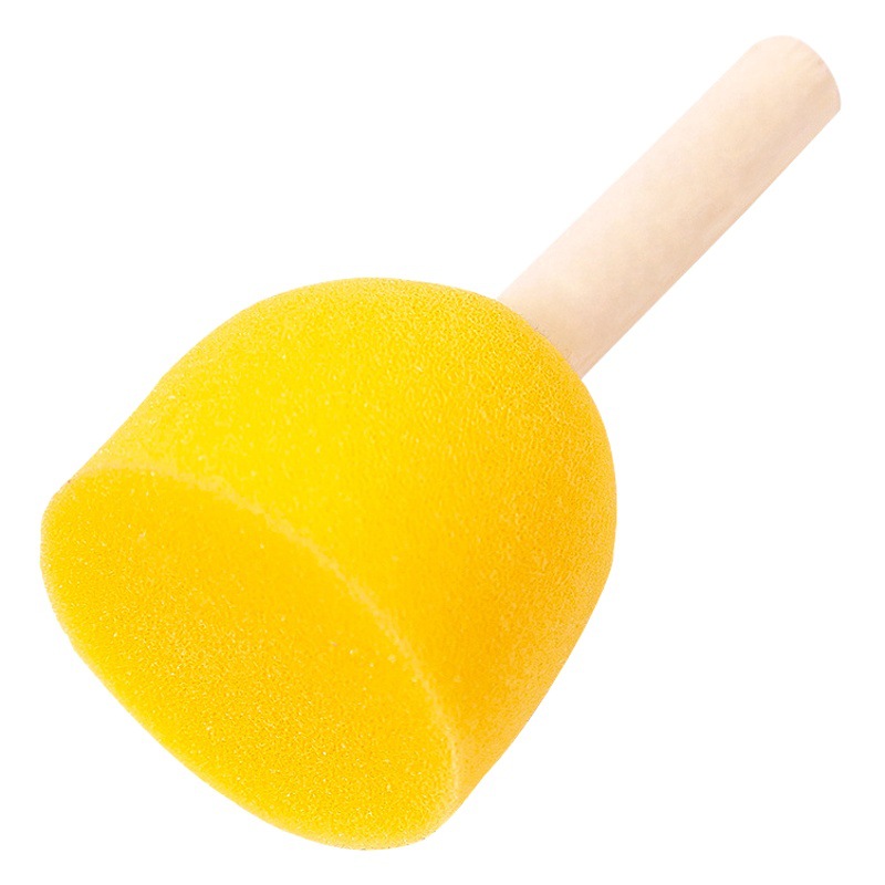 Arte DE LOS NIÑOS ronda esponja pintura cepillo sello pintura graffiti herramienta seta cabeza kindergarten DIY frotando pintura