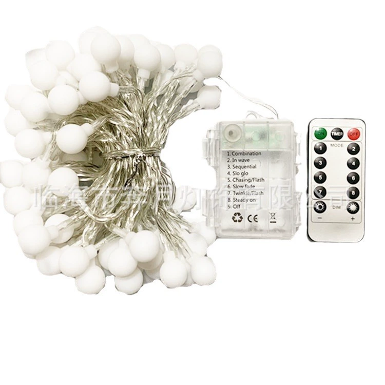 LED string lights, remote control, battery/USB/plug options, warm or multicolor, multiple lengths