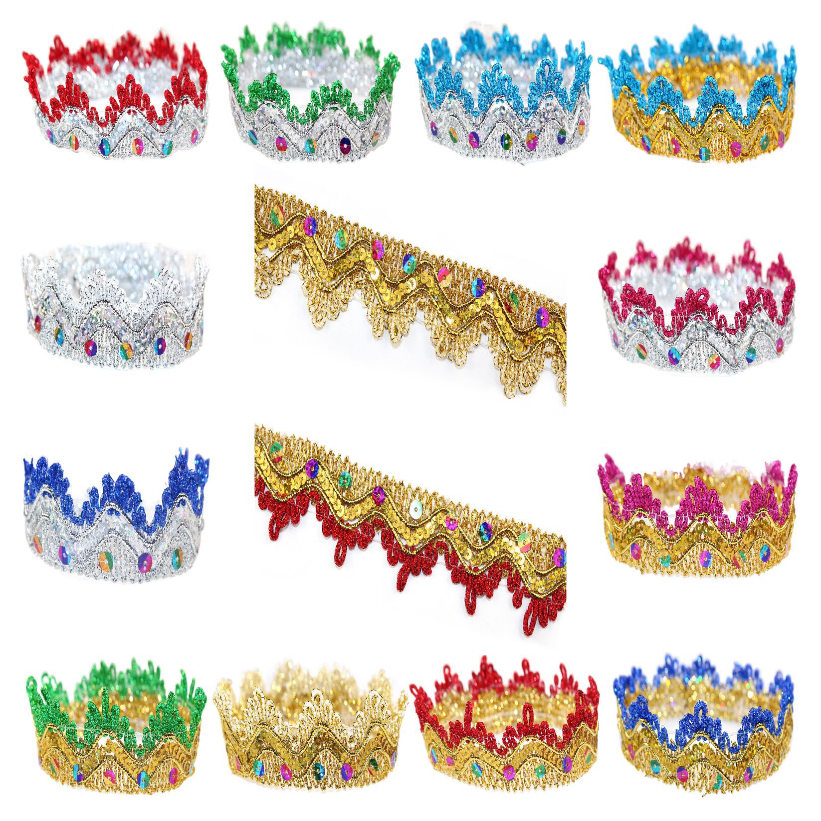 Fábrica al por mayor de oro y plata encaje de seda onda encaje cinta estilo étnico etapa Ropa Accesorios espiga encaje