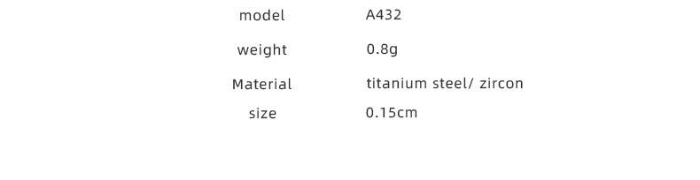 Mode Géométrique Acier Au Titane Zircon Incrusté Anneaux display picture 2