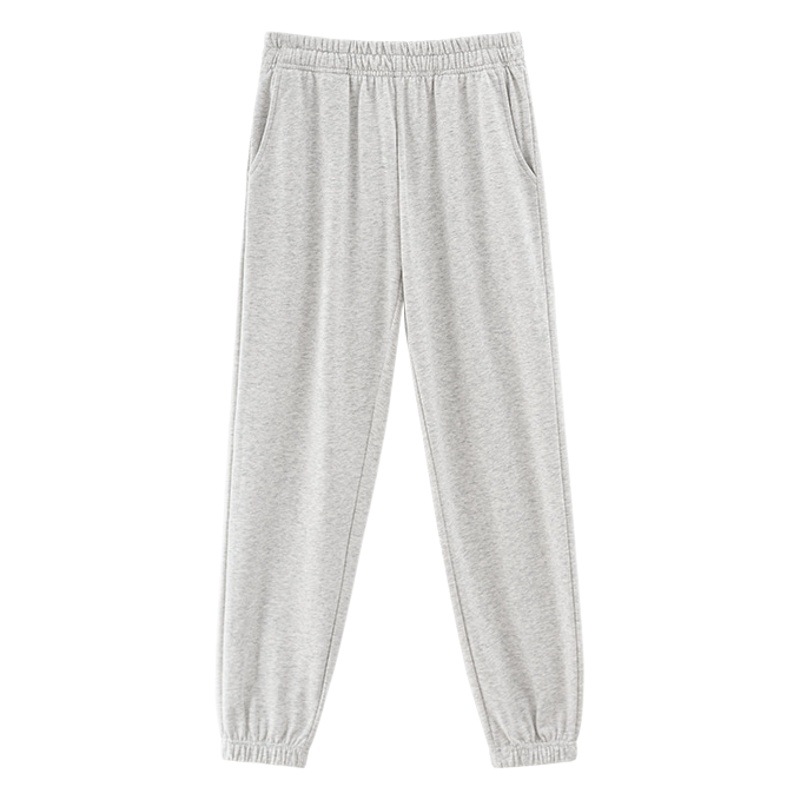 Pantalones casuales de los hombres de verano pantalones de chándal de los hombres 2024 deportes pantalones rectos versátiles pantalones atados al tobillo de moda al por mayor pantalones de los hombres