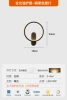 All copper material—copper black—single head—warm light