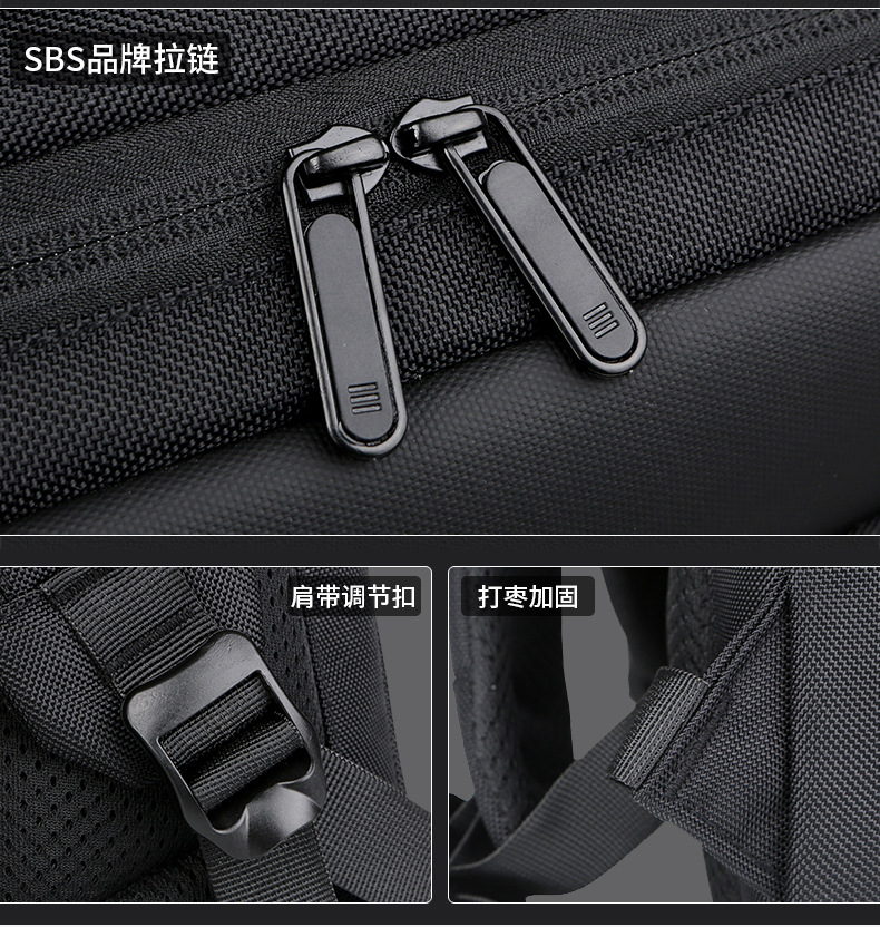 Travel men's backpack, premium fashion women's backpack, trendy business waterproof laptop bag, large capacity nylon school backpack