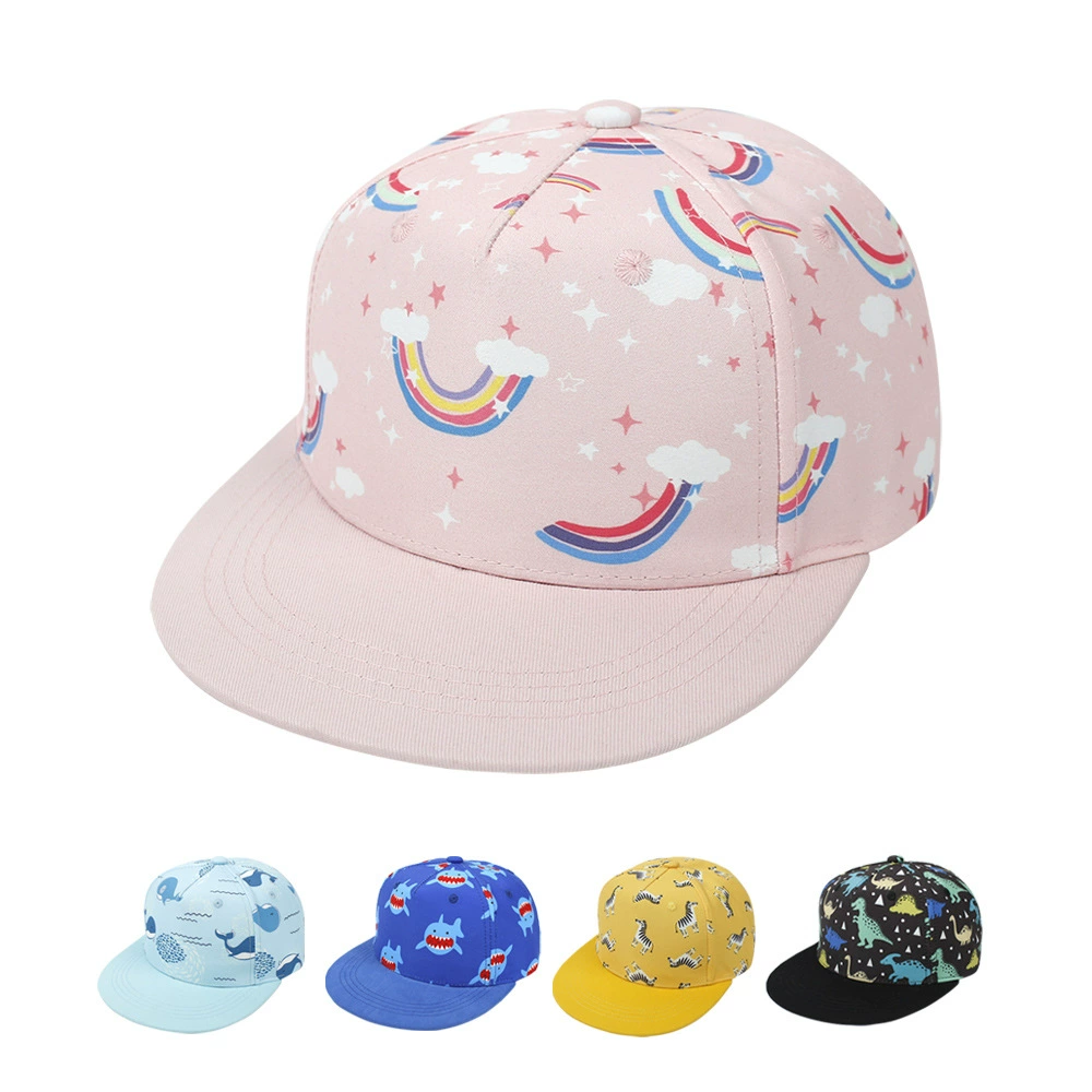 baby accessories crochet 2021 New Summer Baby Sun Hat Cartoon Printed Children Outdoor Baseball Cap Boys Girls Hat Baby Sun Hat For 2-8 Years baby accessories bag	