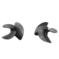 36mm pair of reversible 2mm three-leaf boat propeller DIY tech model electric nylon boat propeller fully immersed propeller