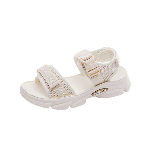 Huili thick-soled one-strip sandals for women 2025 summer new buckle casual versatile sports beach women's shoes wholesale