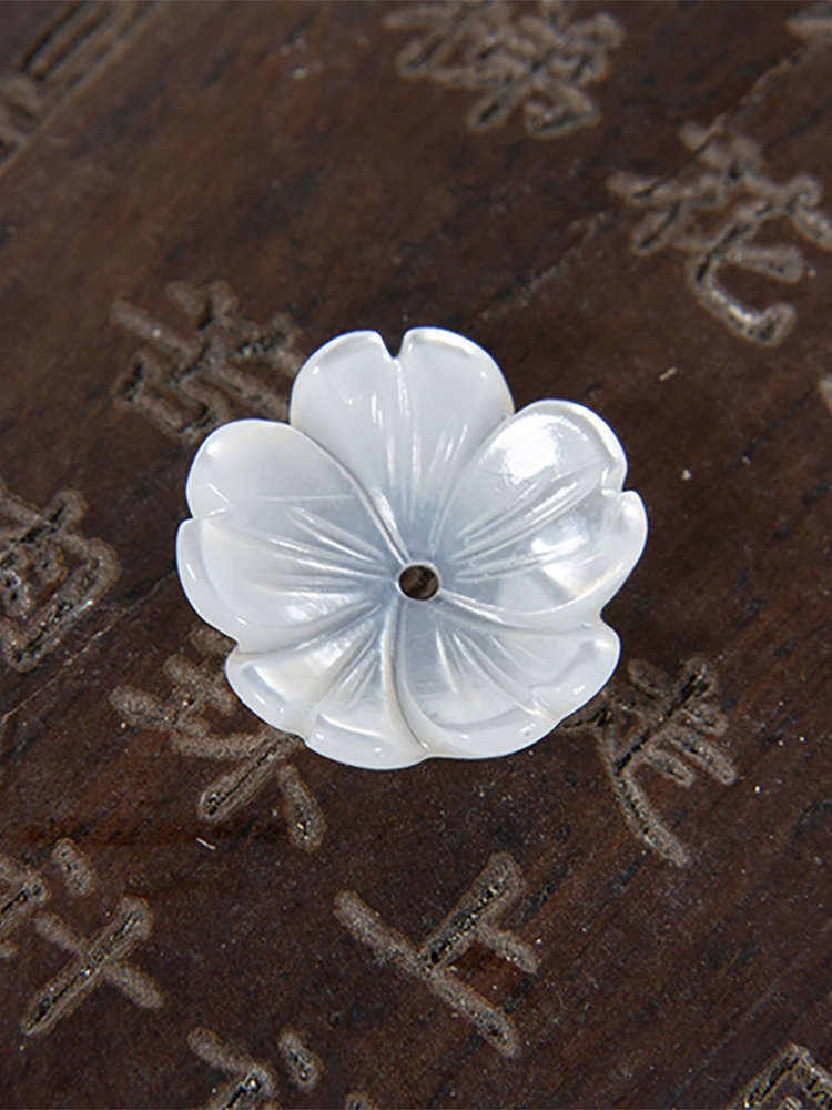 Перламутровая ракушка, резные лепестки, белый диск, ракушка, цветок, круглый пятилепестковый цветок, морская ракушка ручной работы, дизайн «сделай сам», ювелирные аксессуары