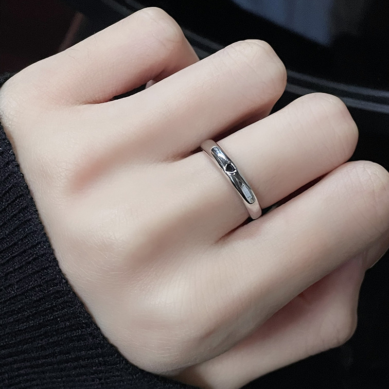 Fashion Geometric Copper Enamel Zircon Open Ring 1 Piece