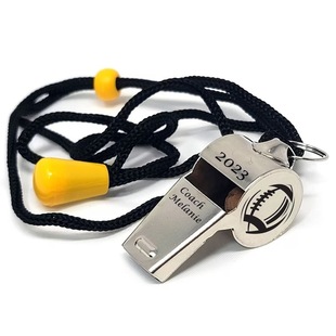 Personalized Whistle, Customized Engraving Gift, High-Quality Stainless Steel Whistle, Game Referee Cheering Whistle