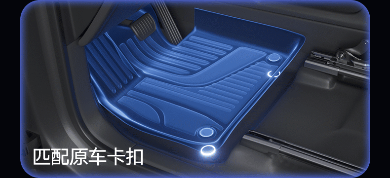 Suitable for Chery Qq3Ev Floor Mats Tpe Full Surround Qq3 Car Modification Accessories Starry Sky Carpet Floor Mats
