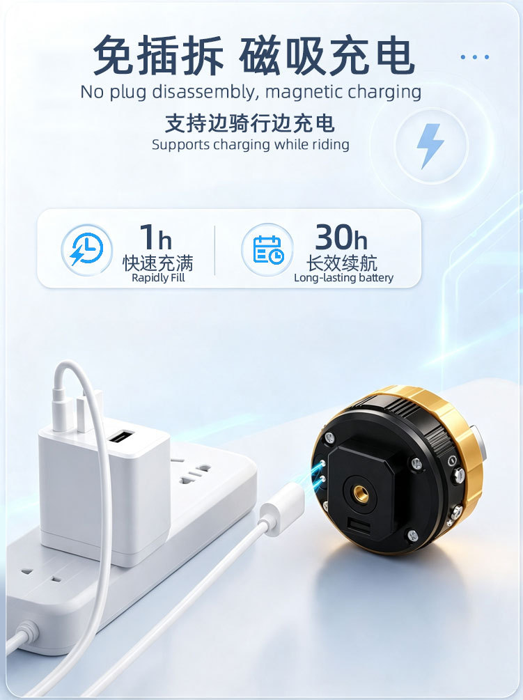 T02 Cross-Border Mini Portable Motorcycle Tire Pressure Monitor, High-Precision External Installation Tire Inspection Device Without Tire Removal