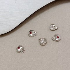 合金仿苹果吊坠挂件diy手链项链饰品配件