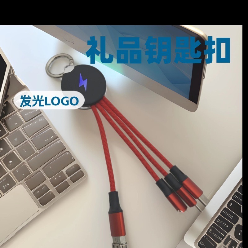 キーホルダーのデータ線は三短線の発光ロゴ線の発光データ線の充電線です。|undefined