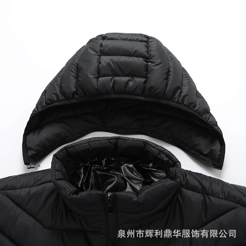 跨境智能发热棉衣连帽男女发热服冬季户外恒温保暖充电加热棉衣服|undefined