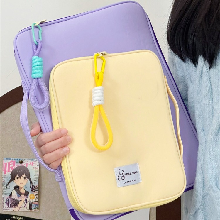 ins style simple 11-inch iPad tablet protective case macbook liner bag 14-inch laptop bag for women