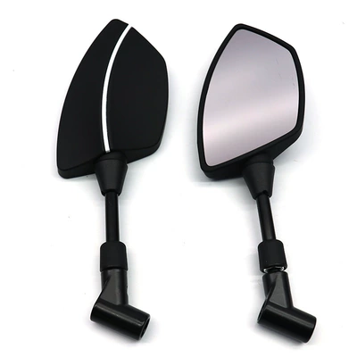 Vehicle Rearview Mirror Reflector, Motorcycle rearview mirror - black-and-white