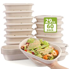 N 76322 Biodegradable Takeout Box Salad Pastry ��ʳ�㵱���